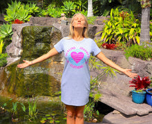 Load image into Gallery viewer, Women's "Love you!" healing prayer Organic cotton dress/nightie