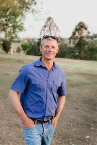 Bamboo and Cotton Collared "Dundee" Shirt (122GSM) Short Sleeve