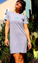 Load image into Gallery viewer, Women&#39;s &quot;Heart Music&quot; Organic cotton dress/nightie