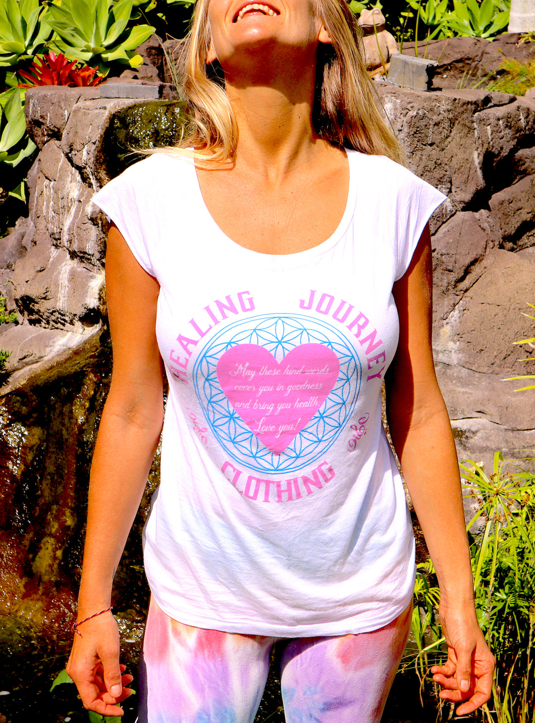 Women's healing prayer bamboo T-shirt