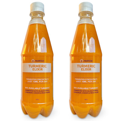 2 X ZAP Fermented Turmeric Elixir Drink (600ml)